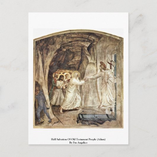 Hele redding van het oude Testament (Adam) Briefkaart (Voorkant)