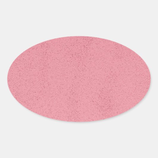 Hele Roze Troep Ovale Sticker (Voorkant)