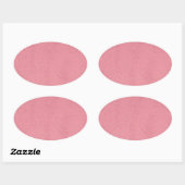 Hele Roze Troep Ovale Sticker (Vel)