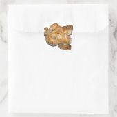 Hele stookolie vierkante sticker (Tas)