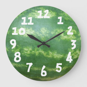 Hele Watermeloen Easy to Read Wandklok