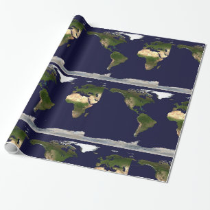 Hele Wereld - Planeet Aarde Cadeaupapier