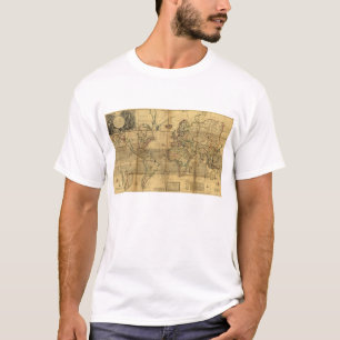 Hele Wereldkaart van Herman Moll (1719) T-shirt