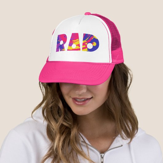 Helemaal 80s rad trucker pet (In situ)