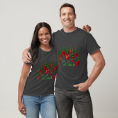 Helemaal ballen diep in de kerst brutaal design t-shirt (Unisex)