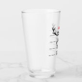 Helemaal Blitzen Christmas Cheer Bierglas Glas (Rechts)