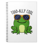 Helemaal Coole Grappige Pad Pun Notitieboek (Voorkant)
