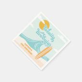 Helemaal dubbel! Surven Beach 2e verjaardag Servet (Hoek)