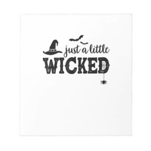Helemaal een beetje ondeugende Halloween-shirt voo Notitieblok