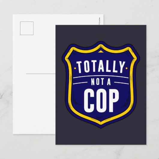 Helemaal geen Cop Briefkaart (Voorkant / Achterkant)