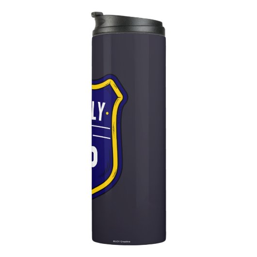 Helemaal geen Cop Thermosbeker (Geroteerd rechts)