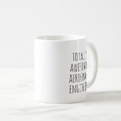 Helemaal Geweldige Funny Aerospace Engineer Koffiemok (Voorkant rechts)