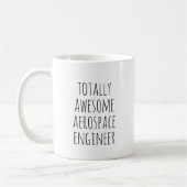 Helemaal Geweldige Funny Aerospace Engineer Koffiemok (Links)