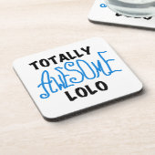 Helemaal Geweldige Lolo Blue Cadeaus Bier Onderzetter (Linkerzijde)