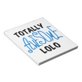 Helemaal Geweldige Lolo Blue Cadeaus Notitieblok (Schuin)