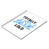 Helemaal Geweldige Lolo Blue Cadeaus Notitieboek (Linkerzijde)