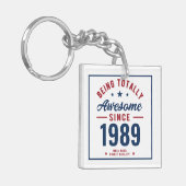 Helemaal Geweldige verjaardagscadeau zijn | Gepers Sleutelhanger (Voorkant Links)