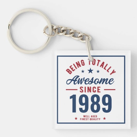 Helemaal Geweldige verjaardagscadeau zijn | Gepers Sleutelhanger (Voorkant)