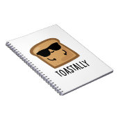 Helemaal Grappig Toast Brood Pun Notitieboek (Rechterzijde)