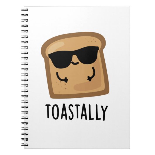 Helemaal Grappig Toast Brood Pun Notitieboek (Voorkant)