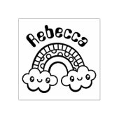 Helemaal Leuke Doodles Rainbow art stempel (Afrduk)