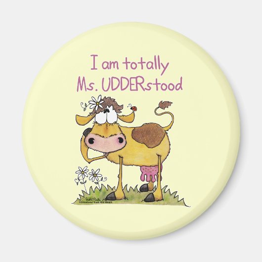 Helemaal Ms UDDER stond Magneet (Voorkant)