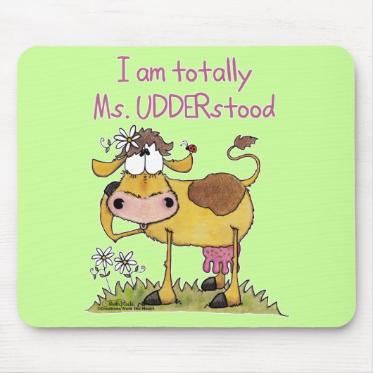 Helemaal Ms UDDER stond Muismat (Voorkant)