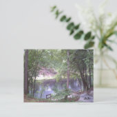 Helemaal naar beneden op een Suwannee River White  Briefkaart (Staand voorkant)