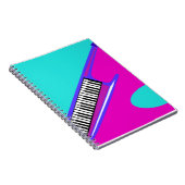 Helemaal Neon 80's Keytar Notitieboek (Rechterzijde)