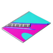 Helemaal Neon 80's Keytar Notitieboek (Linkerzijde)