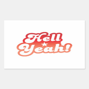 HELEMAAL! RECHTHOEKIGE STICKER