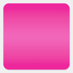Helemaal Roze Verlopen Blank Vierkante Sticker