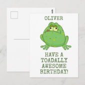 Helemaal super verjaardag briefkaart (Voorkant / Achterkant)