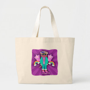 Helemaal tachtig sokken aap grote tote bag