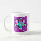 Helemaal tachtig sokken aap koffiemok (Links)