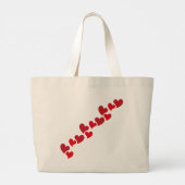 Helemaal verliefd op jou! - SCHATTIGEE VALENTIJNSD Grote Tote Bag (Achterkant)