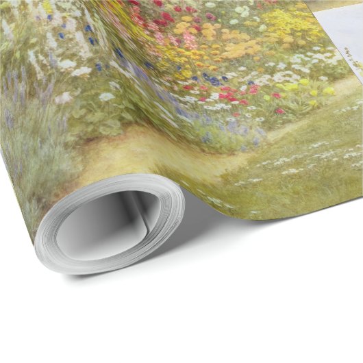 Helen Allingham A Kruidachtige Grens Cadeaupapier (Rol Hoek)