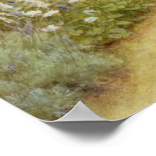 Helen Allingham  A Kruidachtige Grens Poster (Hoek)