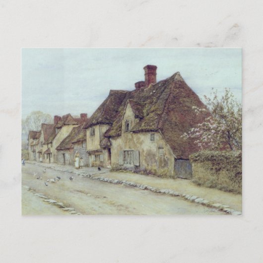 Helen Allingham A Village Street Briefkaart (Voorkant)