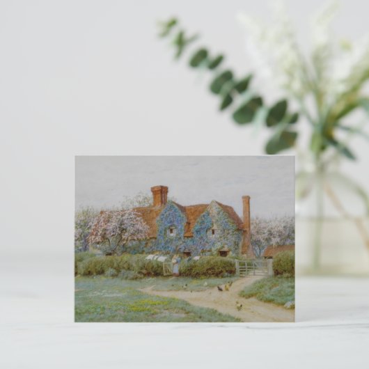 Helen Allingham Buckinghamshire House in Penn Stre Briefkaart (Staand voorkant)