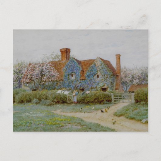 Helen Allingham Buckinghamshire House in Penn Stre Briefkaart (Voorkant)
