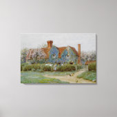 Helen Allingham Buckinghamshire House in Penn Stre Canvas Afdruk (Voorkant)