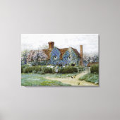 Helen Allingham Buckinghamshire House in Penstreet Canvas Afdruk (Voorkant)