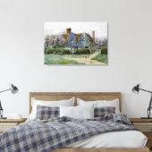 Helen Allingham Buckinghamshire House in Penstreet Canvas Afdruk (Insitu (Slaapkamer))