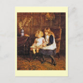 Helen Allingham: De leessonkunst Briefkaart (Voorkant)