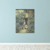 Helen Allingham De melkschaar Canvas Afdruk (Insitu (Houten vloer))