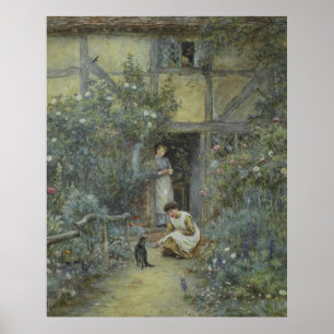 Helen Allingham  De melkschaar Poster