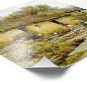  Helen Allingham Irish Cottage Foto Afdruk (Hoek)