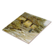 Helen Allingham Irish Cottage Tegeltje (Zijkant)