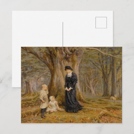 Helen Allingham  The Lady of the Manor Briefkaart (Voorkant / Achterkant)